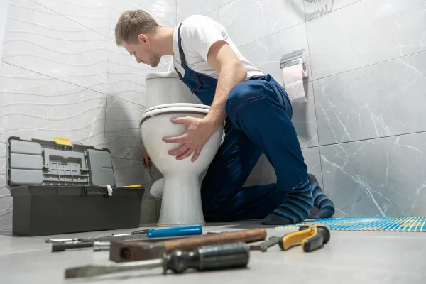 a male plumber unclogging a sink in Cedar Park, TX - Water Softener Installation a male plumber unclogging a sink in Cedar Park, TX - Water Softener Installation